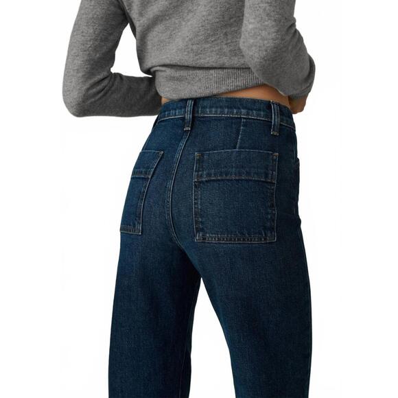 NEW JOE'S JEANS margot high rise straight leg jeans in blue